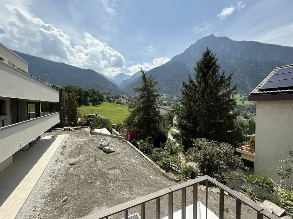 Einzigartige Wohnung mit alpinen Weitblick in Brig und grosser Sonnenterasse