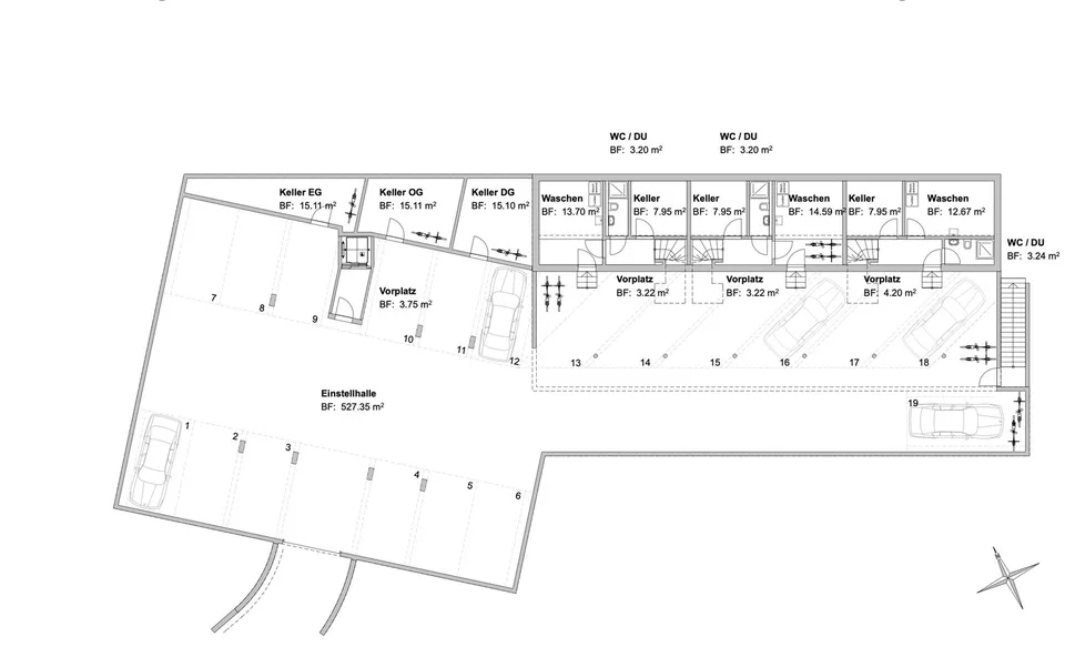 Garagen Einstellhallenplatz in Magden