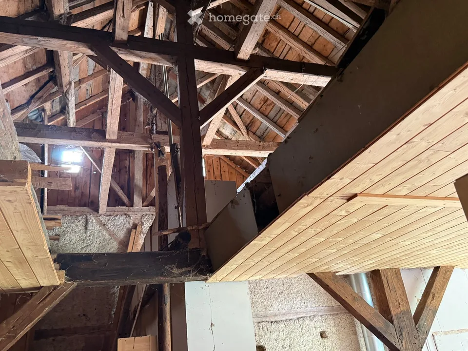 Casa con 4 appartamenti, fienile e terreno