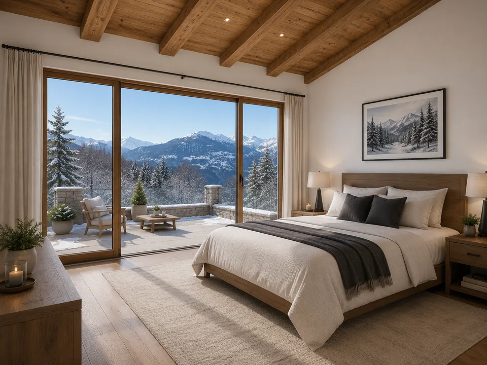Chalet EDELWEISS in Crans-Montana: 5,5 Zimmer neu auf 3 Ebenen