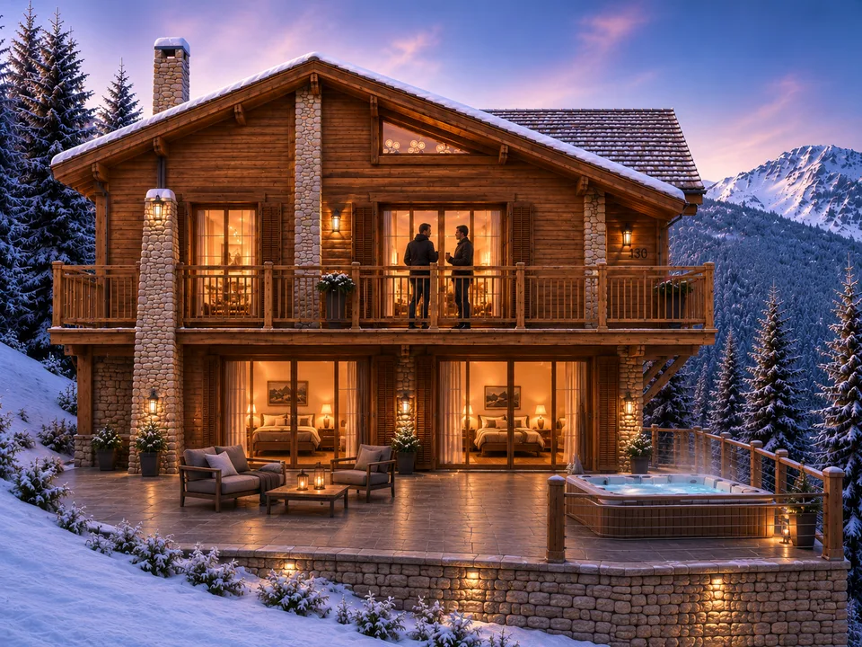 Chalet EDELWEISS in Crans-Montana: 5,5 Zimmer neu auf 3 Ebenen
