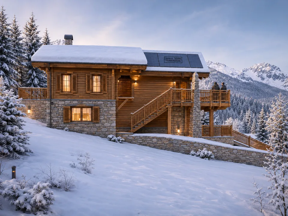 Chalet EDELWEISS à Crans-Montana : 5,5 pces neuf sur 3 niveaux