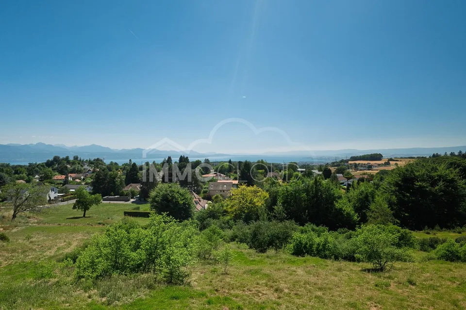Esposizione a sud e vista sul Lago di Ginevra