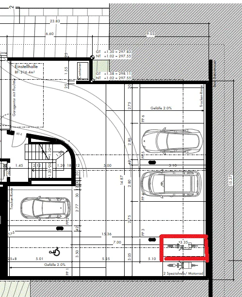 Motorradeinstellplatz an ruhiger Strasse zu vemieten