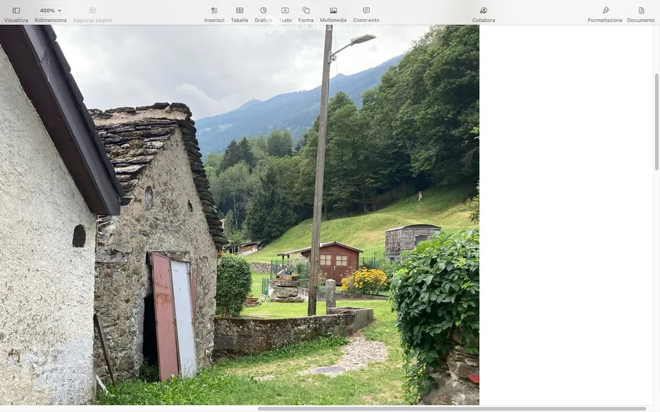Rustico indipendente a Leontica con LICENZA APPROVATA