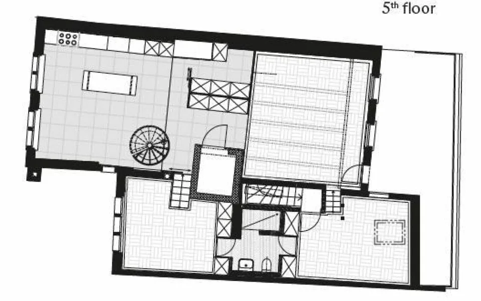 Appartements de luxe entièrement servis dans un bâtiment historique au centre-ville – photo 17 sur 20