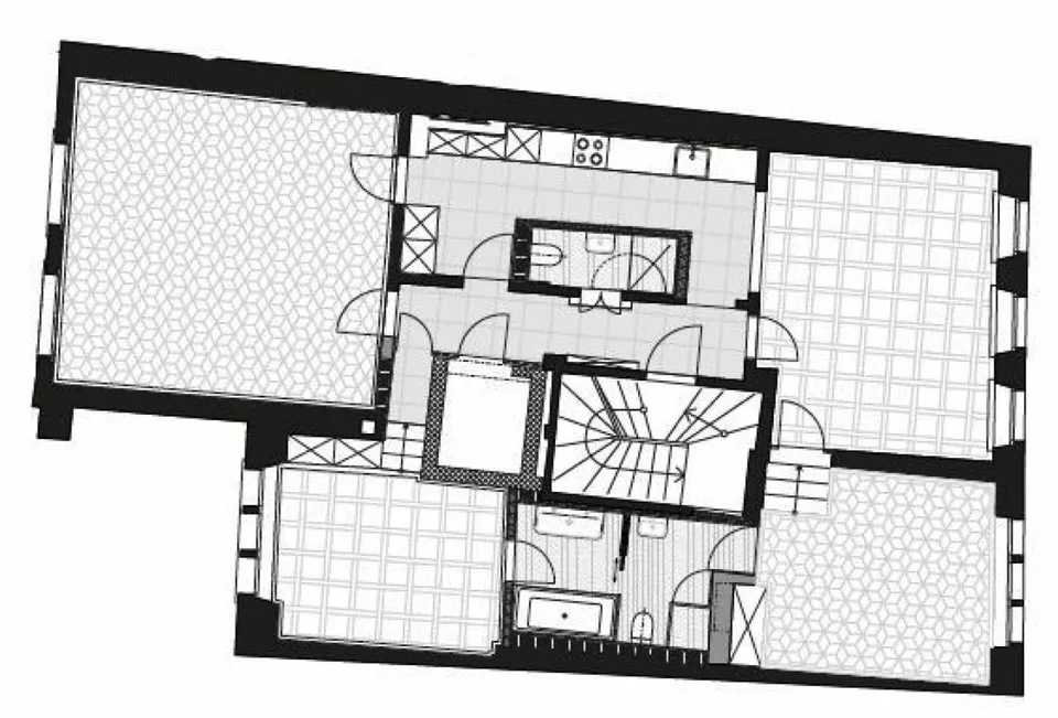 Appartements de luxe entièrement servis dans un bâtiment historique au centre-ville – photo 18 sur 20