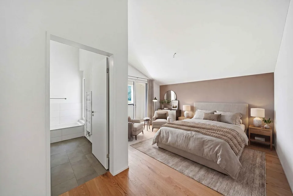 HOCHWERTIGE 3.5 ZIMMER DACHWOHNUNG MIT FERNSICHT