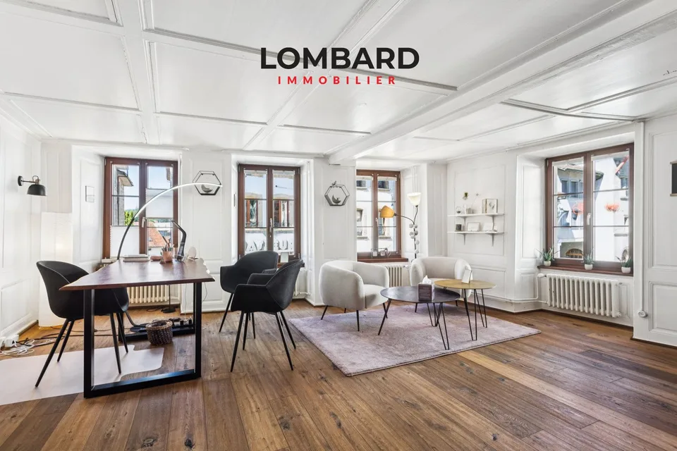 ***RÉSERVÉ*** Magnifique duplex de 5.5 pièces au cœur d’Estavayer-le-Lac