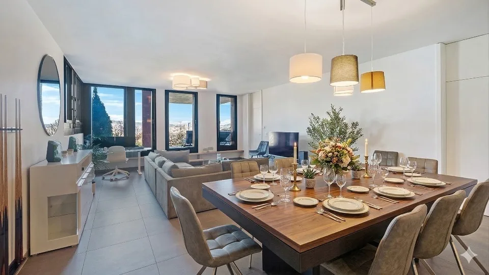Attraktives 3.5 Zimmer Appartment mit Panoramaaussicht
