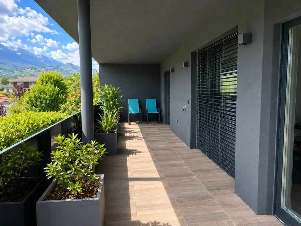 Appartement 3.5 pièces avec grande terrasse couverte