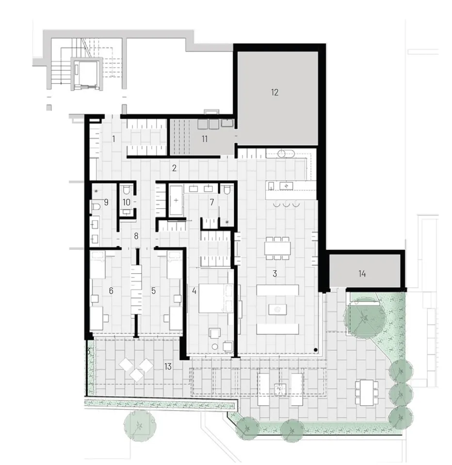 Edificio nuovo: appartamento terrazza 4,5 locali, 172 m² - Vivere sulla pendice soleggiata – foto 6 di 12