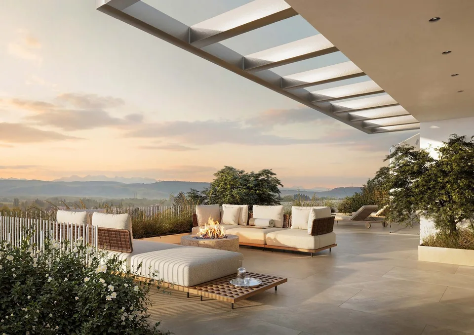 Neubau: 4.5-Zimmer-Terrassenwohnung, 172 m² - Wohnen am Sonnenhang