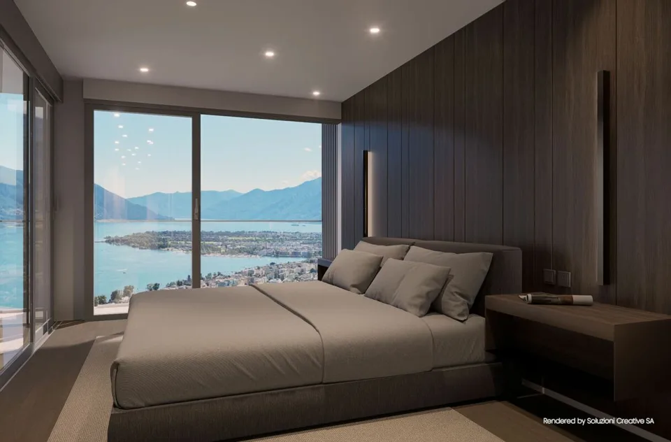 Lussuoso 3.5 locali: modernità ed eccellenza con vista lago – photo 13 of 22