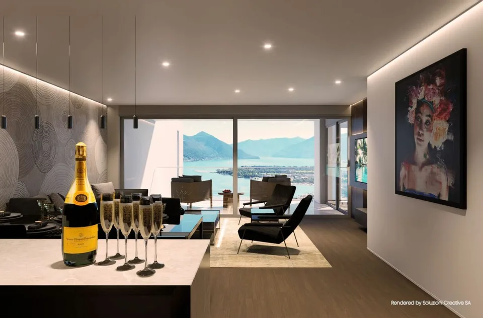 Lussuoso 3.5 locali: modernità ed eccellenza con vista lago