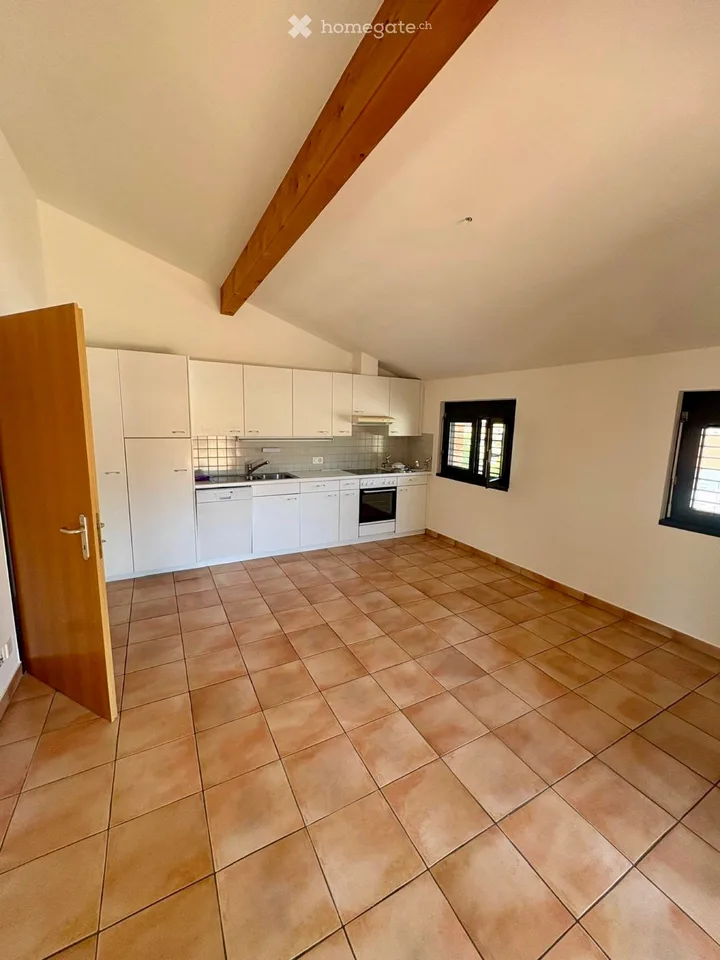 Dachwohnung mit großer Terrasse im Herzen von Tesserete
