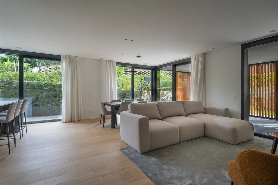 4,5 Lokale mit privatem Garten | Residenz Sorgente, Comano