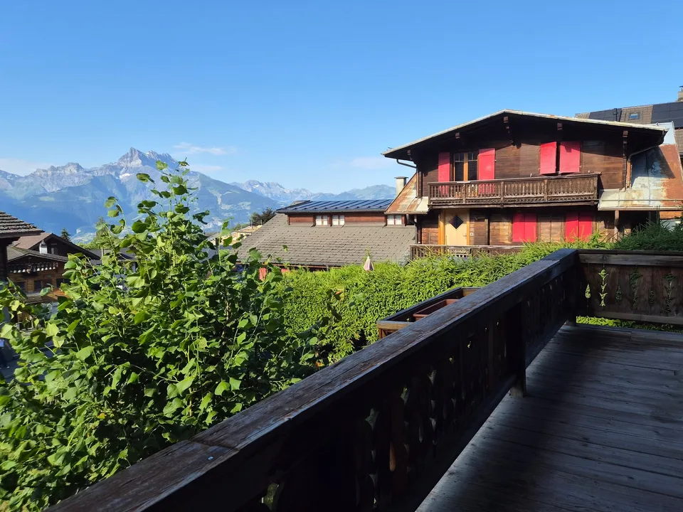 Charmant appartement de 1.5 pièces à Chesières avec balcon