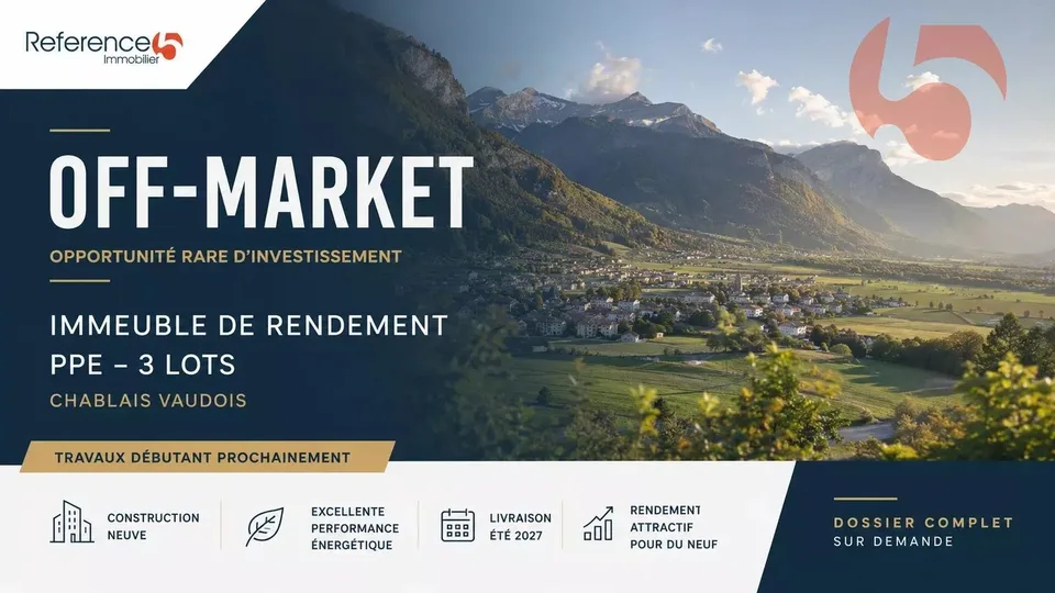 Immeuble de rendement neuf Off-Market avec rendement attractif