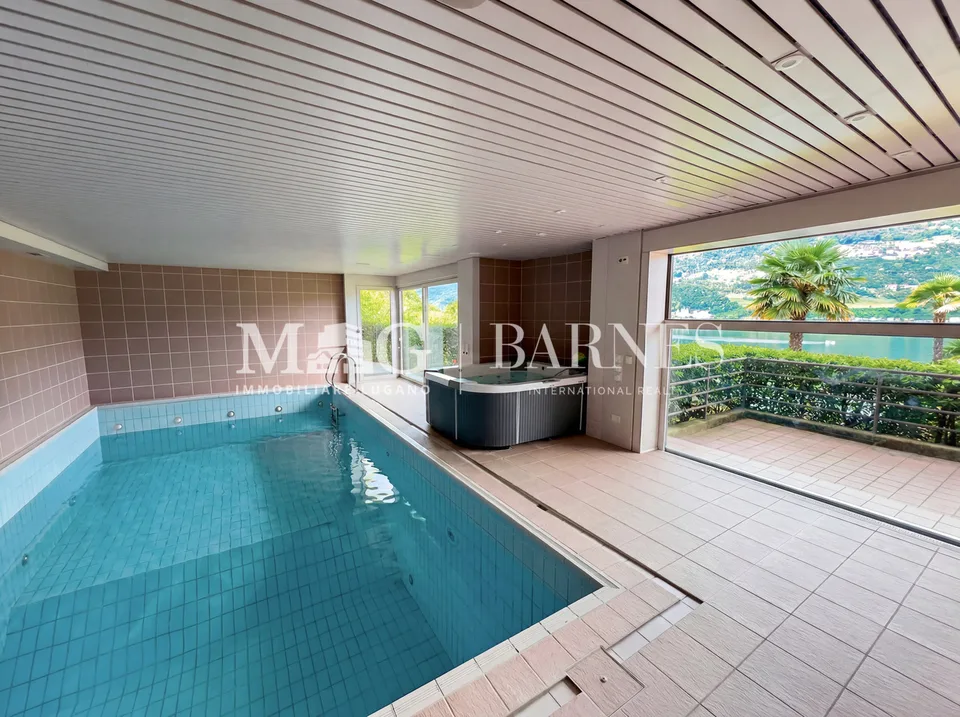 Montagnola, Collina d'Oro: Villa vista lago con darsena privata – photo 9 sur 13