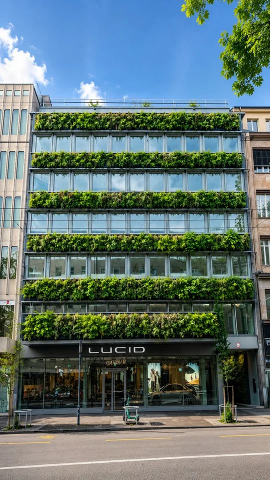 THE FUTURE IS GREEN - diskret. repräsentativ. zentral.