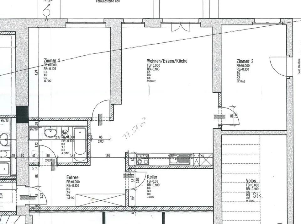 Grosszügige Parterre-Wohnung zentral in Hirschthal
