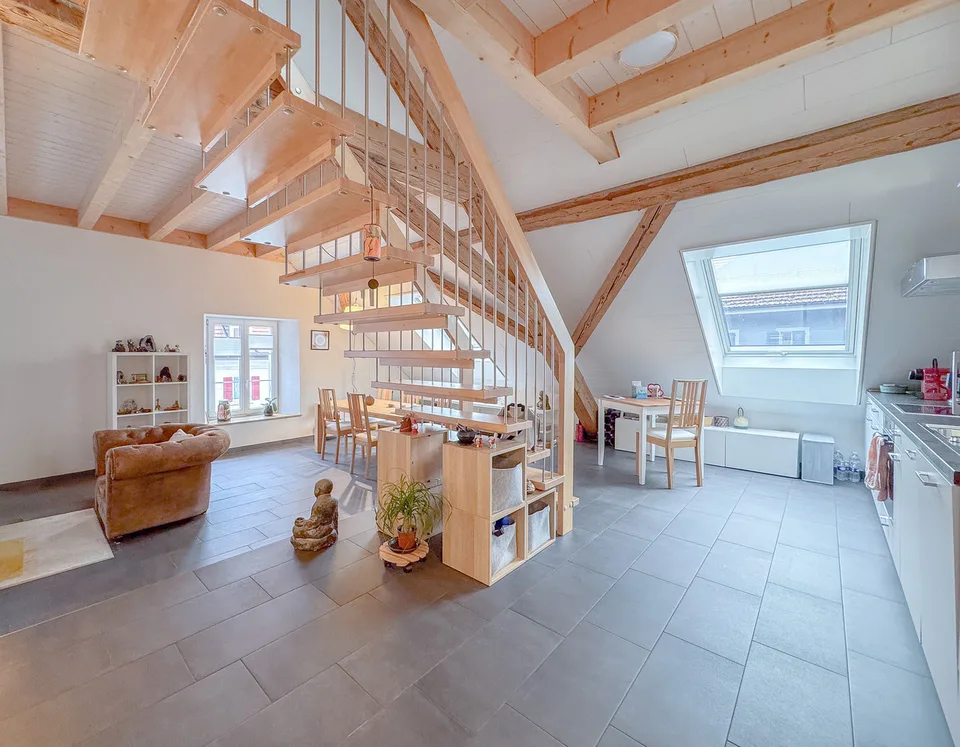 Magnifico duplex di 4.5 locali nel cuore di Fleurier