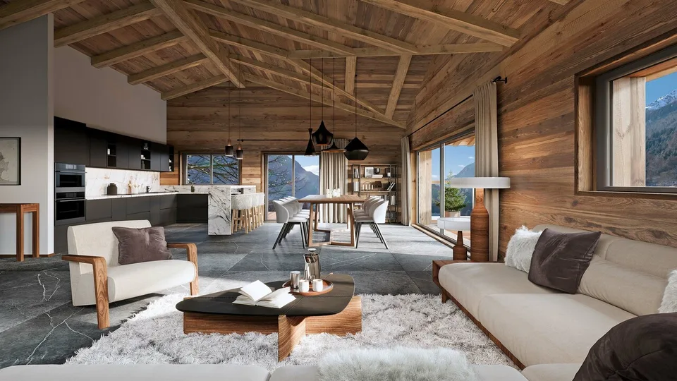 A VENDRE CHALET D'EXCEPTION 4.5 PCES A SALVAN