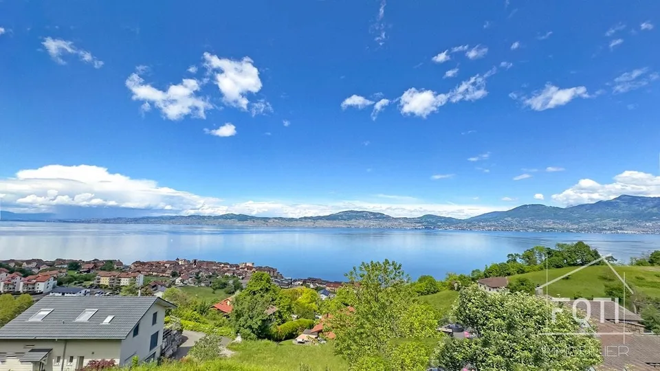 Villa d'architecte avec vue imprenable le Lac Léman