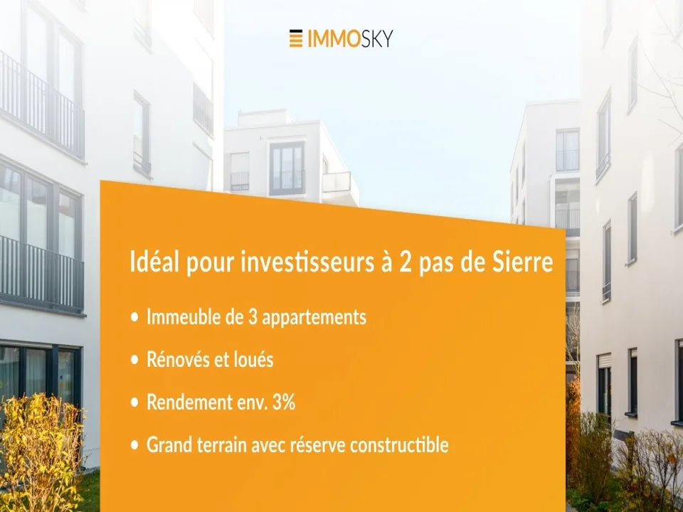 Petit Immeuble de rendement (REN env. 3%)