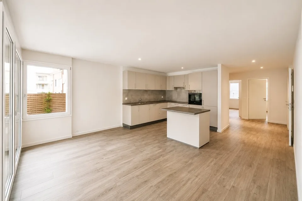 4.5 room apartment on the ground floor