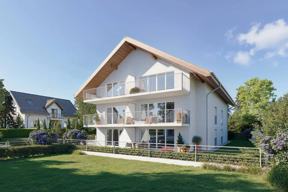 Sommet de luxe, vue sur les Alpes pour cet attique de 3,5 pièces