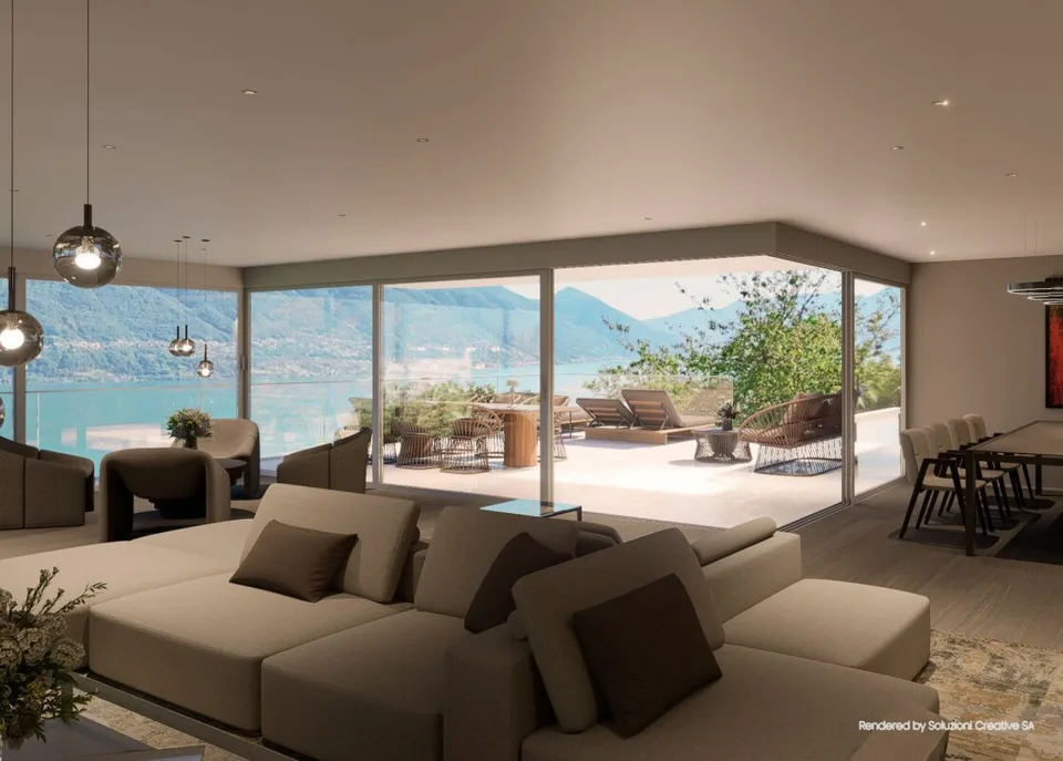 Zweitwohnsitz - Villa da sogno in posizione unica con imprendibile vista lago, wellness e piscina