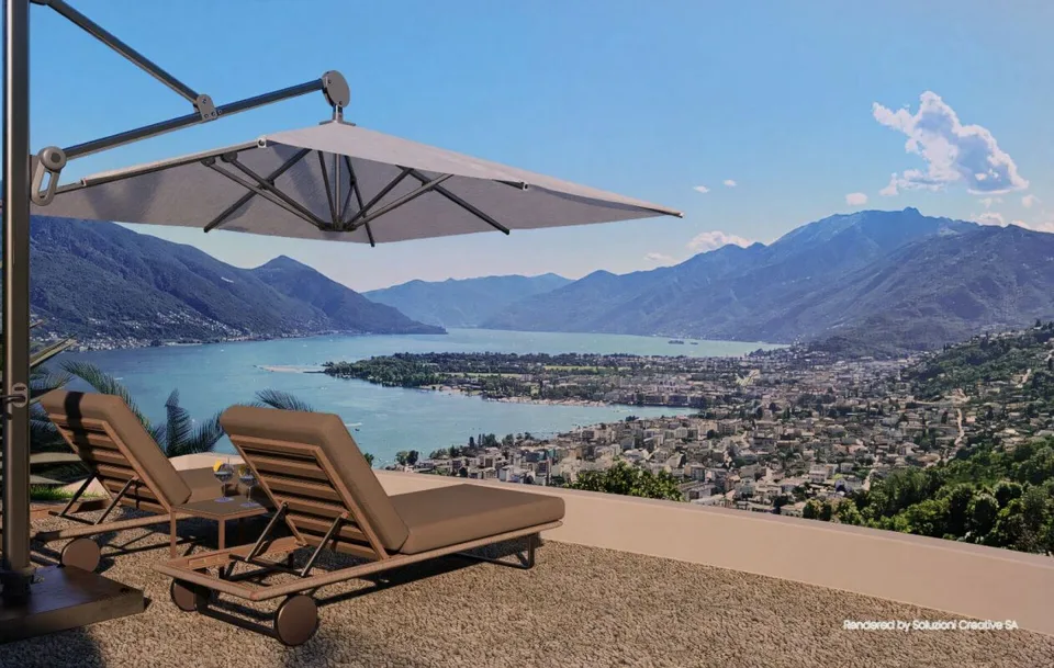 Villa da sogno in posizione unica con imprendibile vista lago, wellness e piscina – Foto 16 von 18