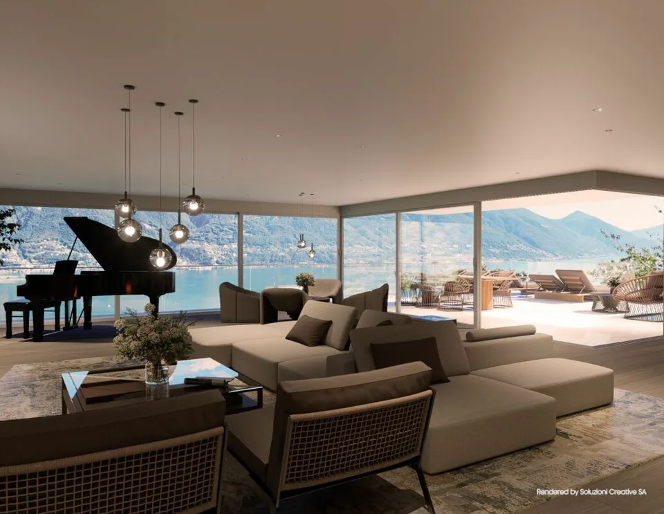 Zweitwohnsitz - Villa da sogno in posizione unica con imprendibile vista lago, wellness e piscina