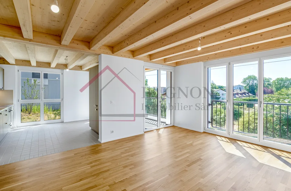 Un appartement 2,5 pces neuf alliant confort, durabilité et mobilité