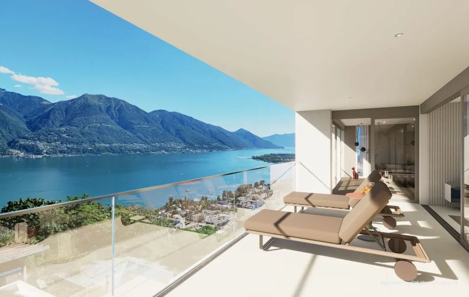 Lussuoso 5.5 locali: modernità ed eccellenza con vista lago