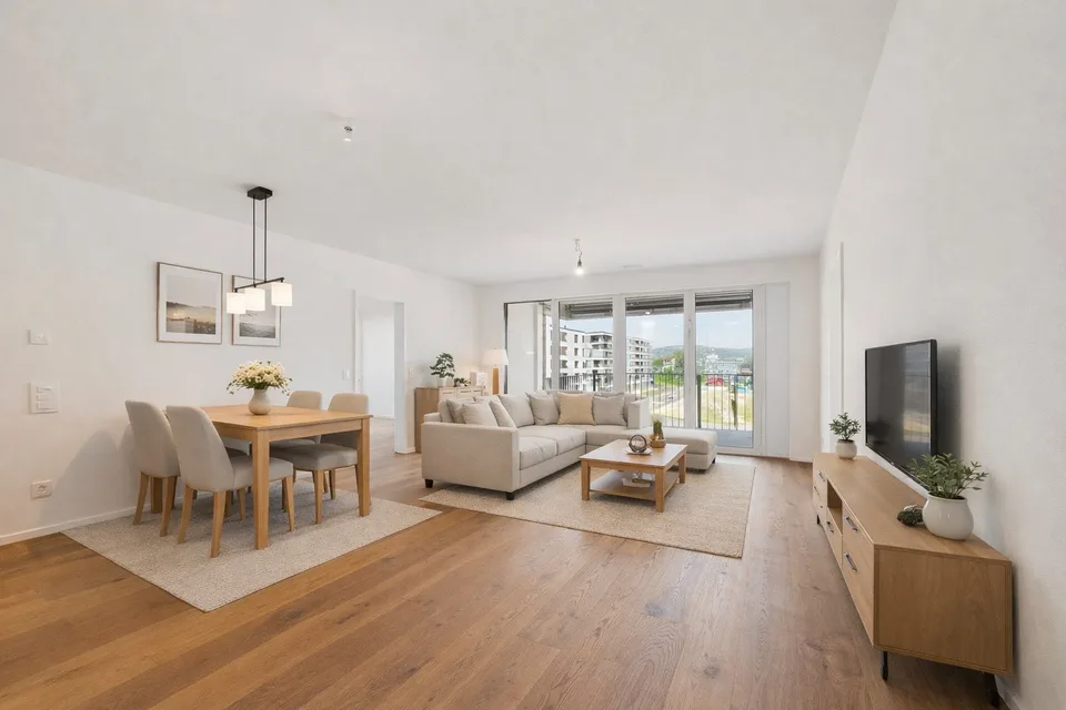 Exklusive 3.5-Zimmer-Neubauwohnung im AuPark - modernes Wohnen mit Blick zum Zürichsee