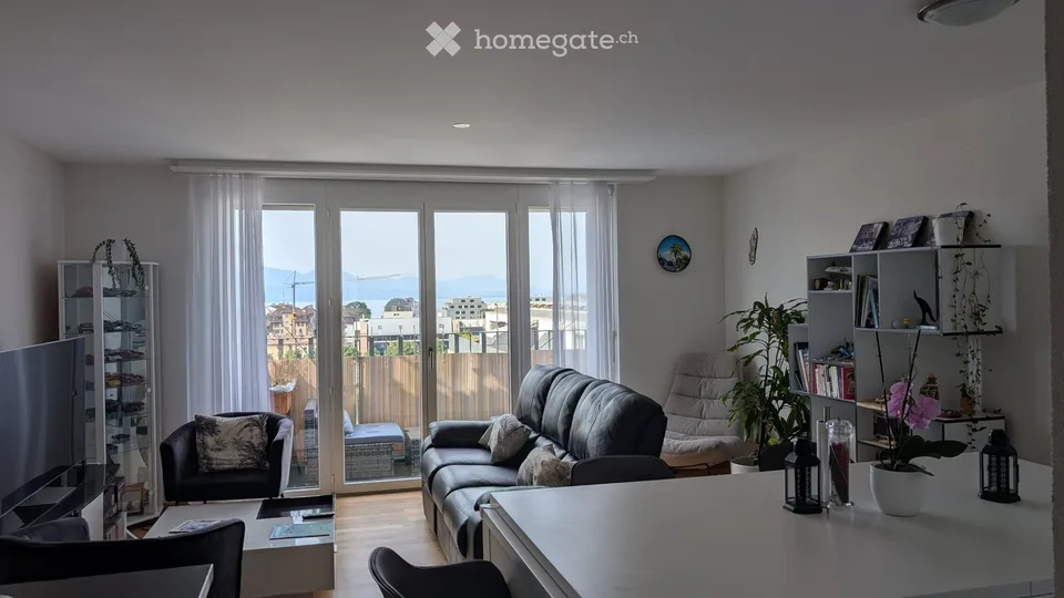 Übernahme des Mietvertrags - 2,5 Zimmer, Lausanne, Seeblick