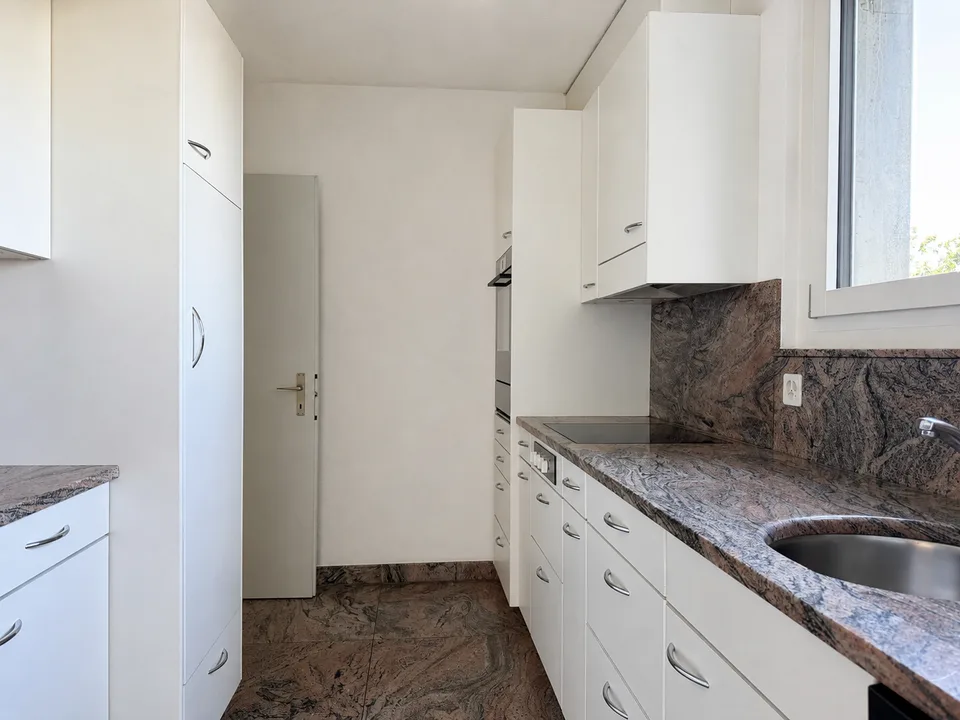 Gepflegte Wohnung mit Balkon und Weitsicht