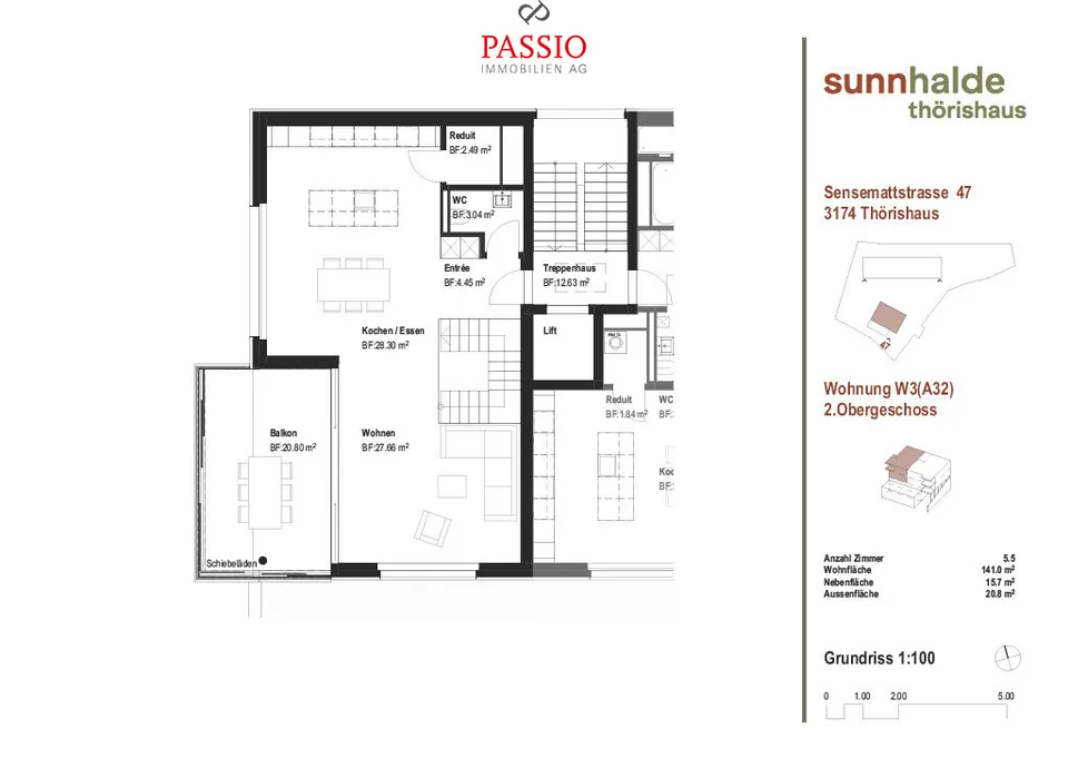 Hochwertige 5.5-Zimmer Neubau-Duplexwohnung mit exklusivem Innenausbau