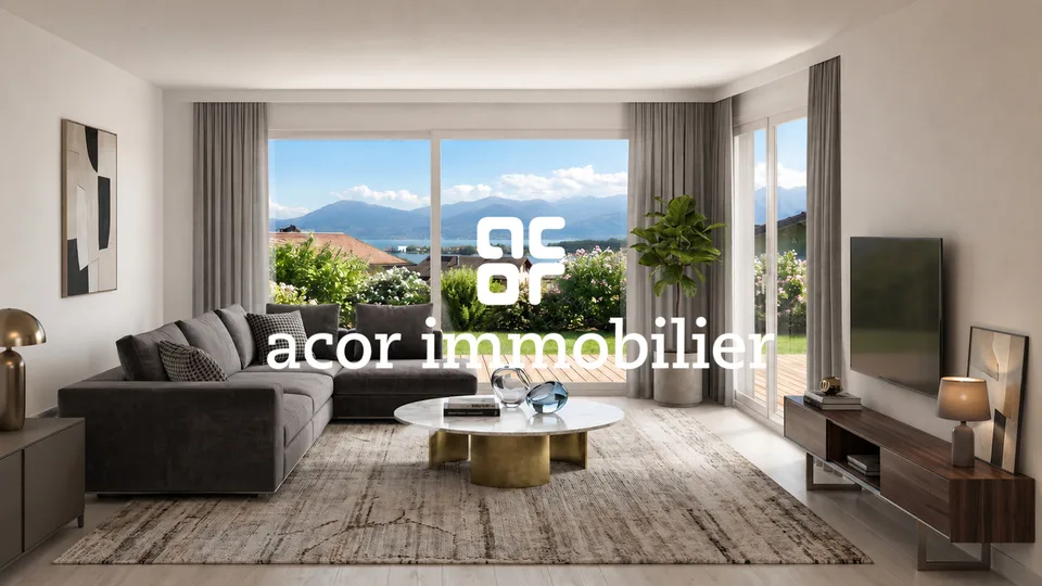 Nouvelle Promotion - 4,5 pièces - rez-jardin vue dégagée lac