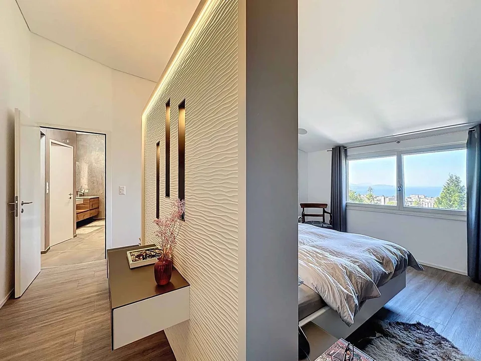 Élégance contemporaine avec vue panoramique sur le Léman – photo 25 sur 36
