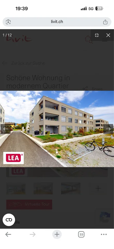 Schöne 3.5 Wohnung in modernem Quartier sucht Nachmieter