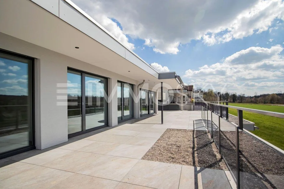 Letzte Terrasseneinheit - moderne Architektur trifft Lebensstil