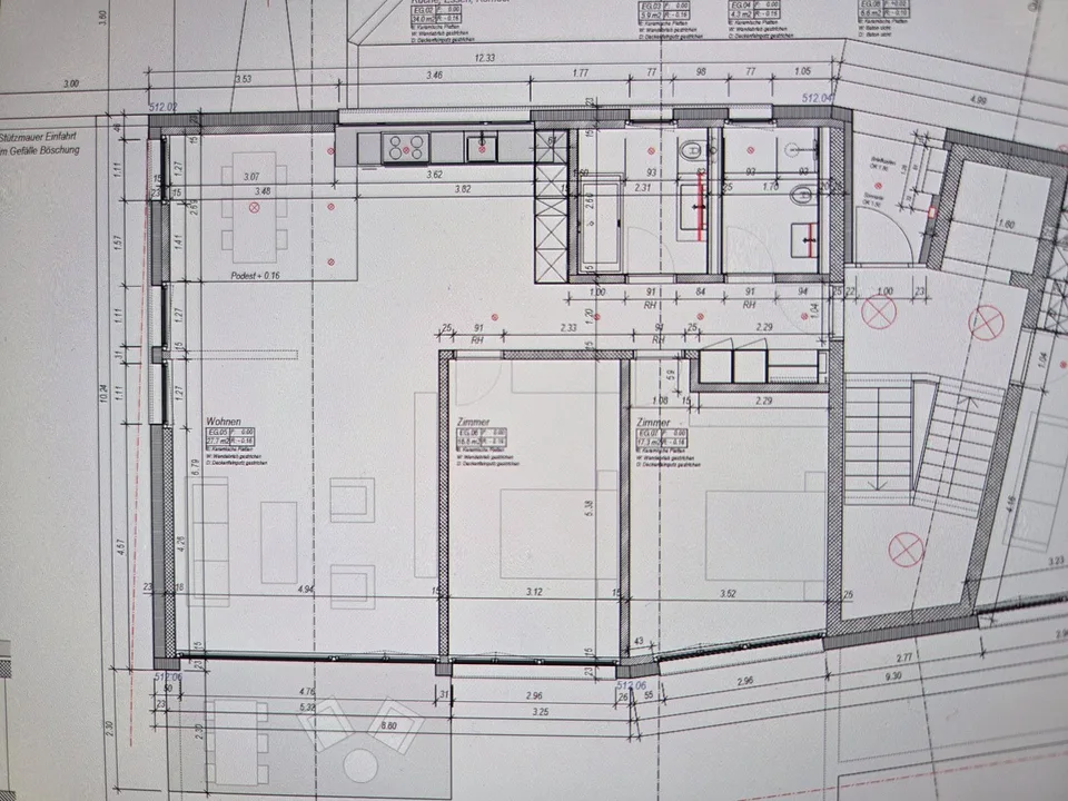 Exklusive 3-Zimmerwohnung im Parterre