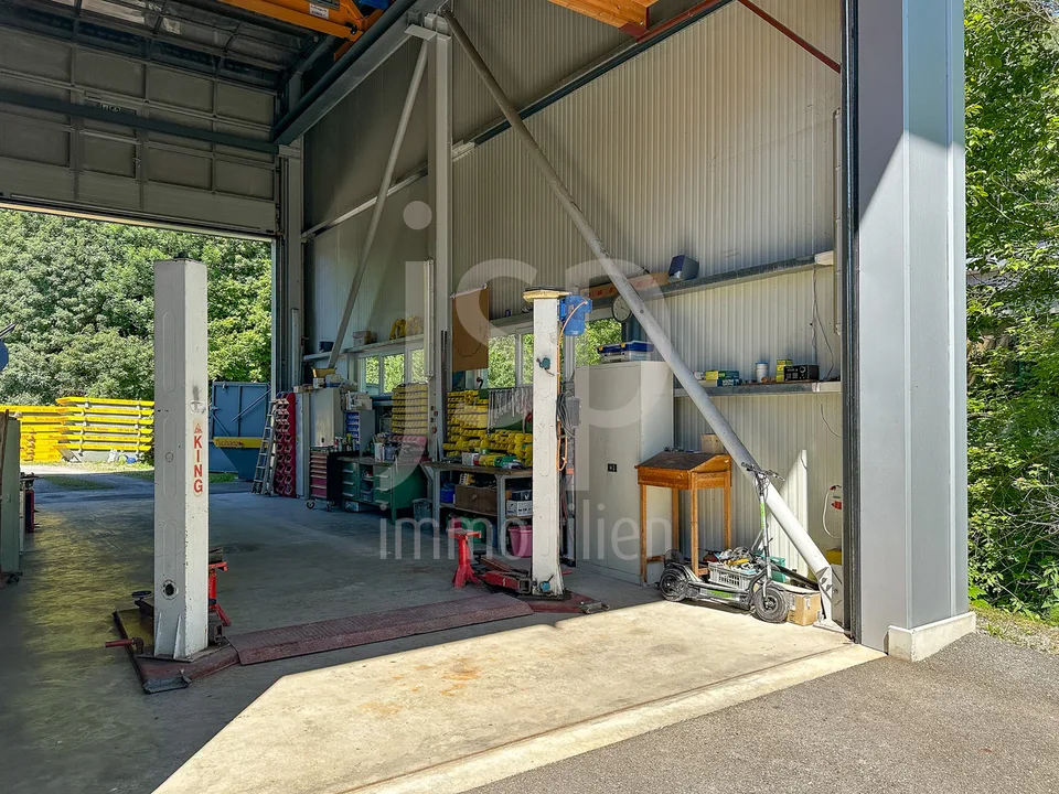 Proprietà commerciale con appartamento in attico a Neuenegg