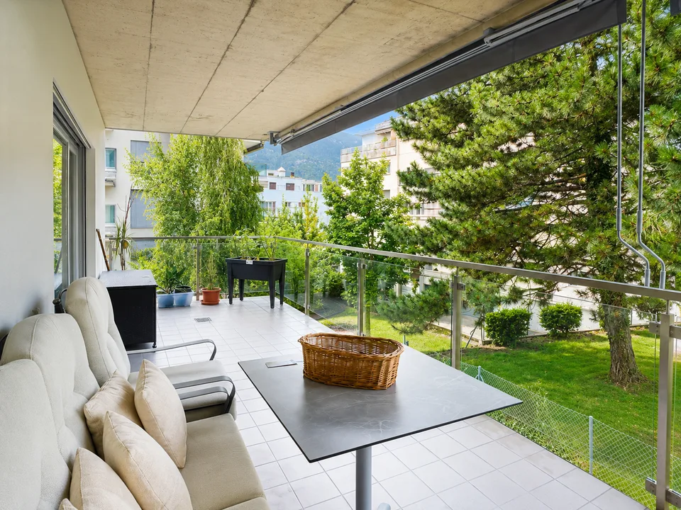 Appartamento moderno di 3,5 locali con grande terrazza a Sierre