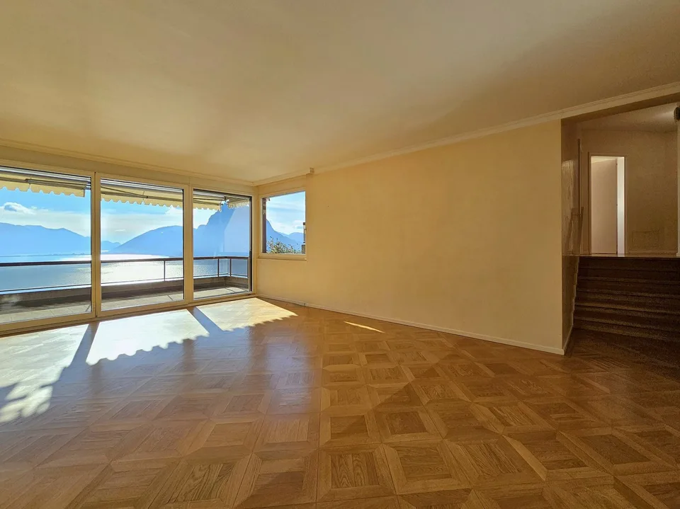 Lugano Ruvigliana: Luxuriöse 5.5-Zimmer-Wohnung mit atemberaubendem Seeblick, privatem Garten und Terrassen – Foto 8 von 20
