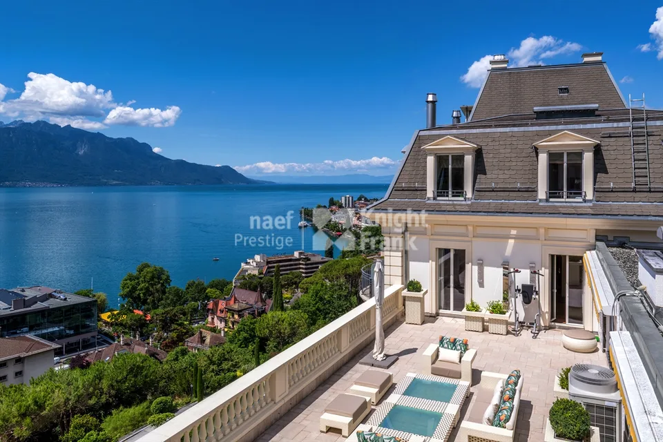 Einzigartig! 8,5-Zimmer-Dachgeschosswohnung mit außergewöhnlichem Blick zum Verkauf im Herzen von Montreux – Foto 13 von 13